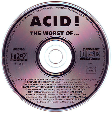 Various : Acid! The Worst Of... (CD, Comp)