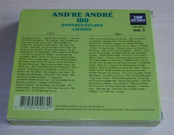 André van Duin : And're André Vol. 2 - 100 Onvergetelijke Liedjes (CD, Album, RE + CD, Album, RE + Box, Comp)