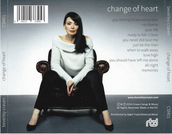 Beverley Craven : Change Of Heart (CD, Album)