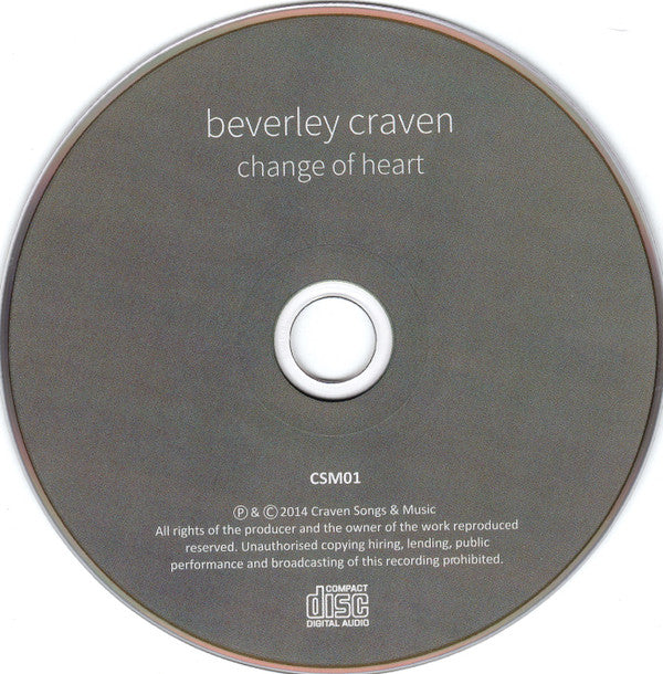Beverley Craven : Change Of Heart (CD, Album)