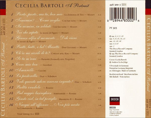 Cecilia Bartoli : A Portrait (CD, Comp, RE)