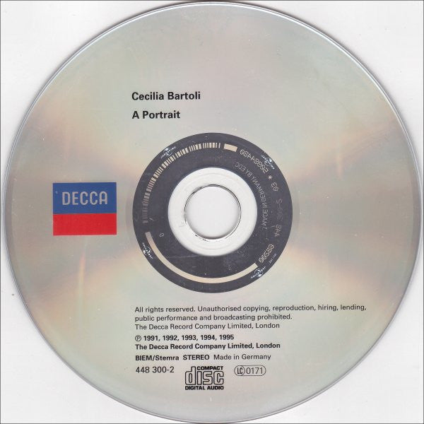 Cecilia Bartoli : A Portrait (CD, Comp, RE)
