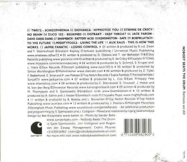 Nobody Beats The Drum : Remixes We Did (CD, Comp, Mixed)