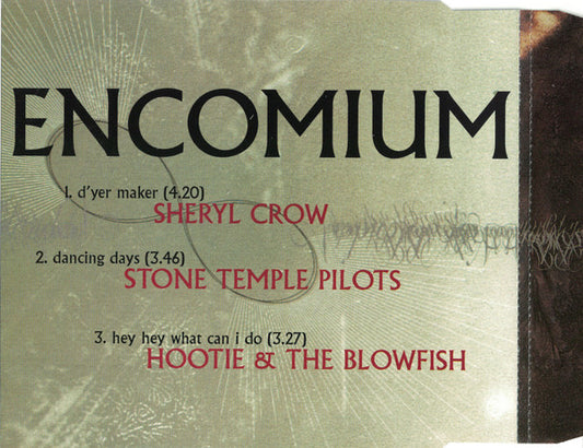 Various : Encomium (A Tribute To Led Zeppelin) (CD, Single, Promo)