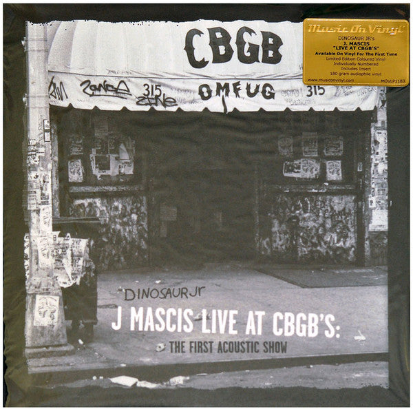 Dinosaur Jr. / J Mascis : J Mascis Live At CBGB's: The First Acoustic Show (LP, Album, Ltd, Num, RE, Sil)