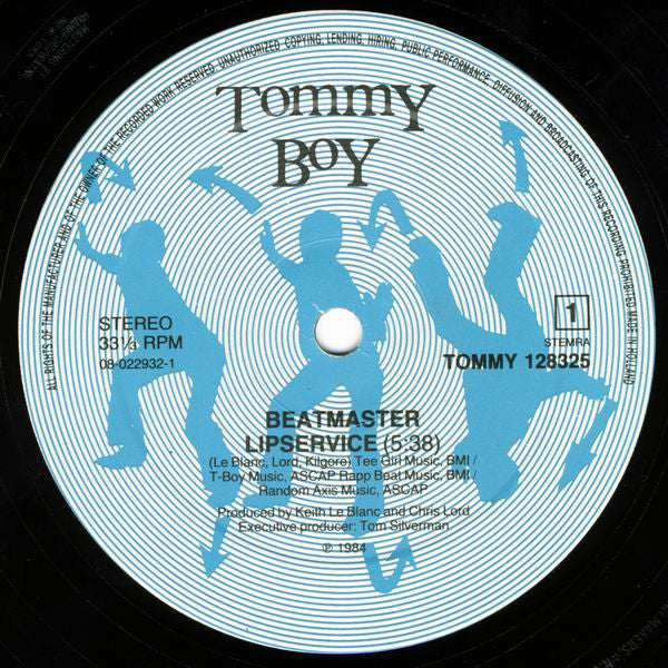 Beatmaster : Lipservice (12")