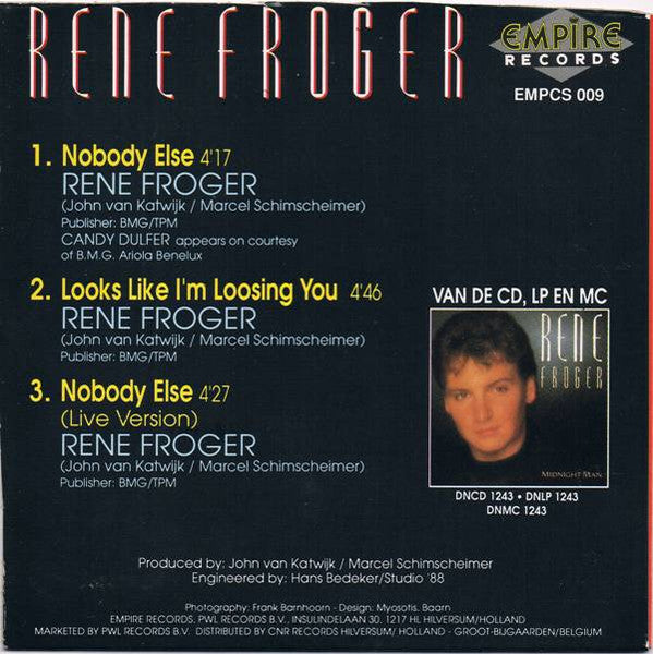 René Froger : Nobody Else (CD, Single)
