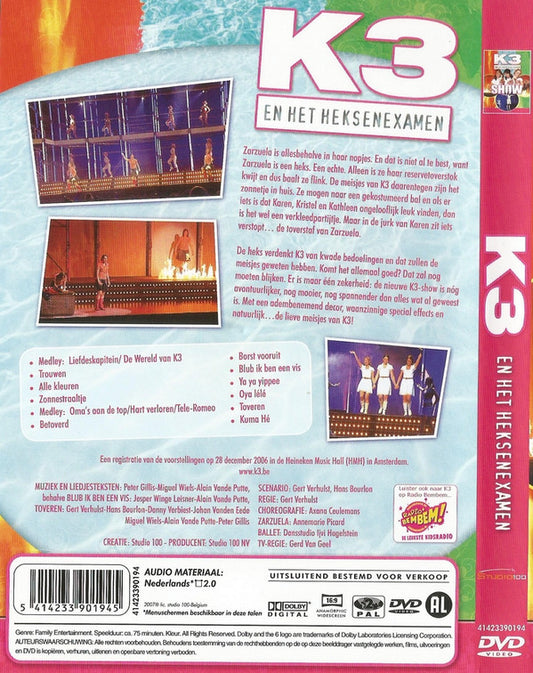K3 : K3 En Het Heksenexamen - Show (DVD-V)