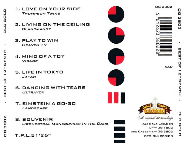 Various : The Best Of 12" Synth Gold (Extended Mixes) (CD, Comp)