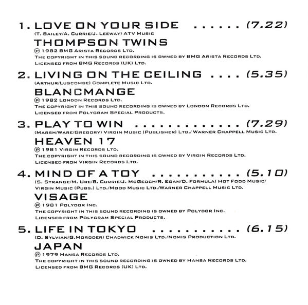 Various : The Best Of 12" Synth Gold (Extended Mixes) (CD, Comp)