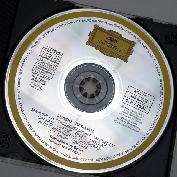 Herbert von Karajan, Berliner Philharmoniker : Adagio (CD, Comp)
