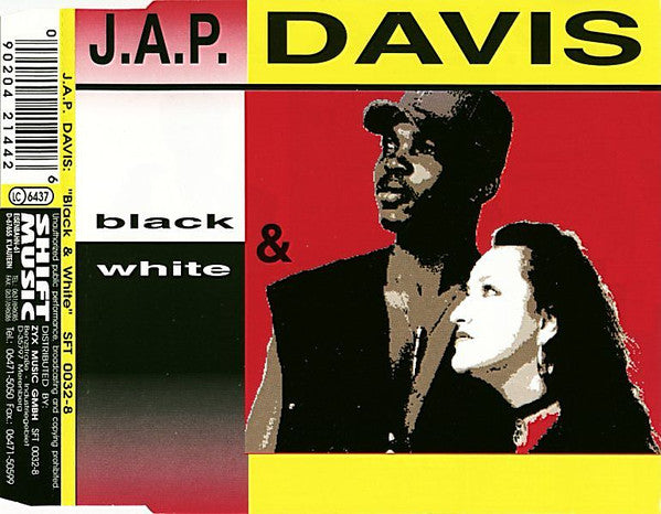 J.A.P. Davis : Black & White (CD, Maxi)