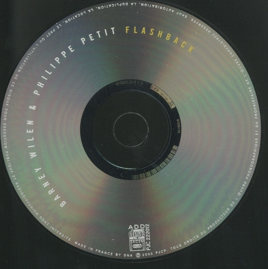 Barney Wilen, Philippe Petit (3) : Flash Back (CD, Album)