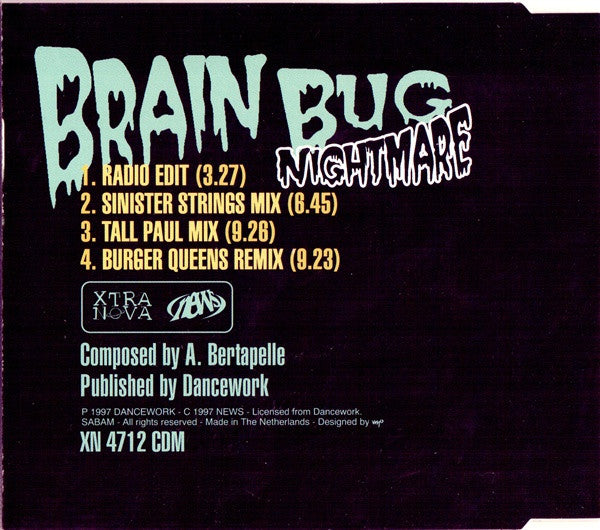 Brainbug : Nightmare (CD, Maxi)