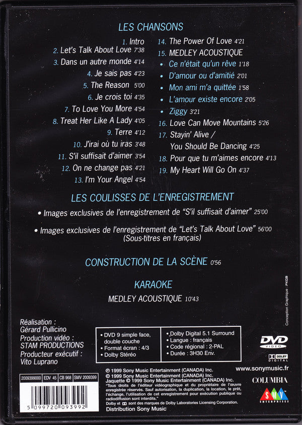 Céline Dion : Au Cœur Du Stade (DVD-V, Multichannel, PAL, Reg)