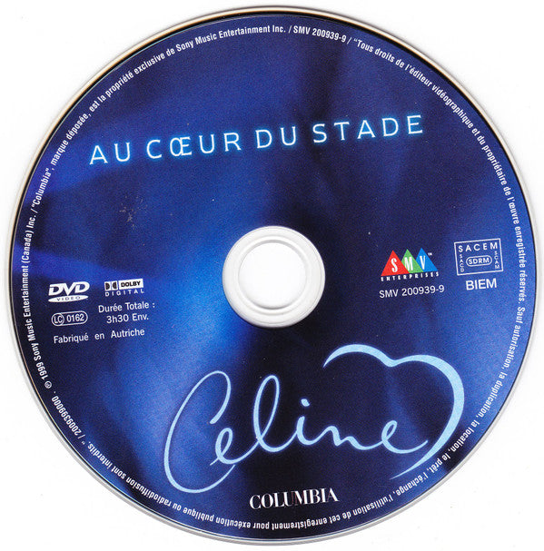 Céline Dion : Au Cœur Du Stade (DVD-V, Multichannel, PAL, Reg)