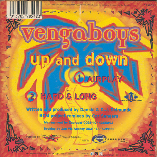 Vengaboys : Up And Down (CD, Single)