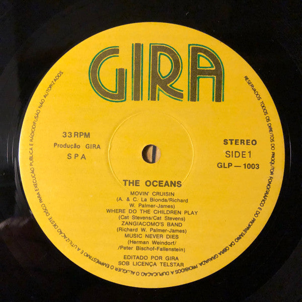 The Oceans : Movin Cruisin (LP, Album)