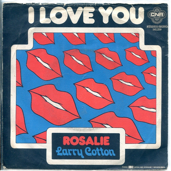 Larry Cotton (2) : I Love You (7", Single)