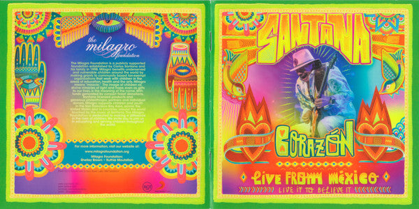 Santana : Corazón Live From Mexico Live It To Believe It (CD, Album)