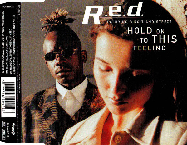 R.E.D. (2) Featuring Birgit And Strezz (2) : Hold On To This Feeling (CD, Maxi)