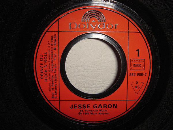 Jesse Garon : Prince Du Rock N' Roll (7", Single)