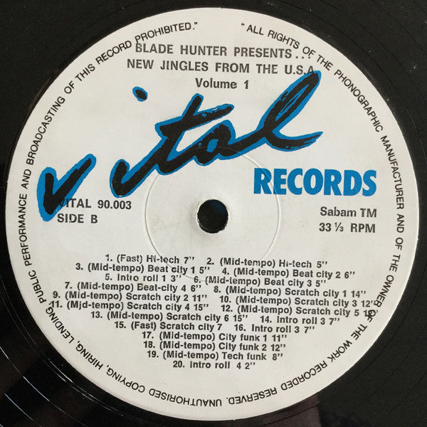 Blade Hunter : New Jingles From The U.S.A. Volume 1 (LP)