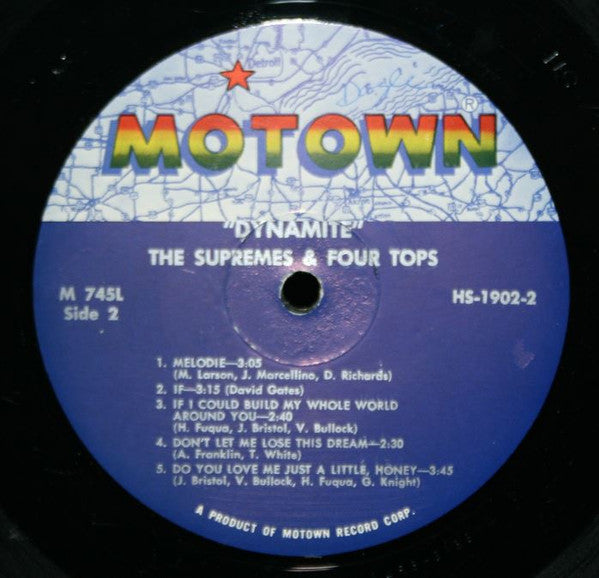 The Supremes & Four Tops : Dynamite (LP, Album, Ind)