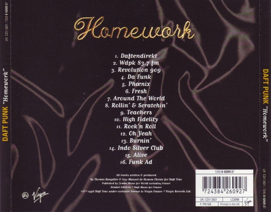 Daft Punk : Homework (CD, Album)