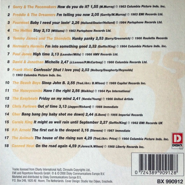 Various : Greatest Hits Of The 60's (8xCD, Comp + Box)