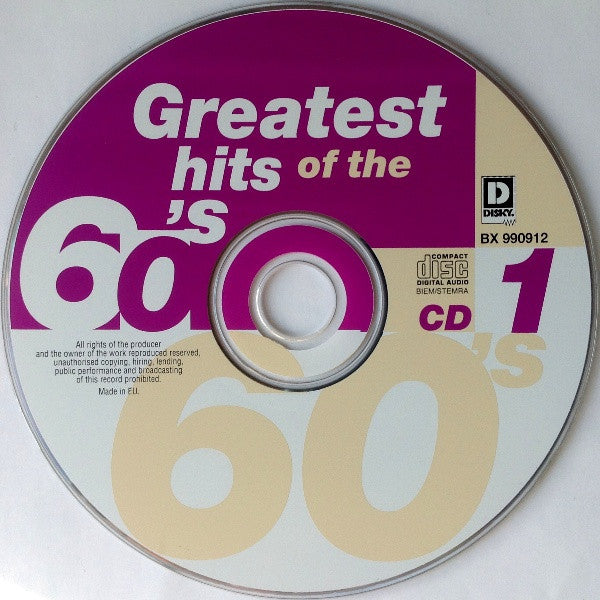 Various : Greatest Hits Of The 60's (8xCD, Comp + Box)