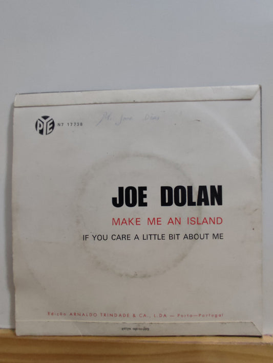Joe Dolan : Make Me An Island (7", Single)