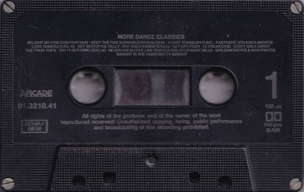 Various : More Dance Classics (Cass, Comp)