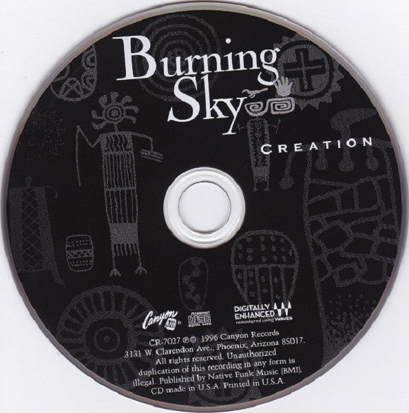 Burning Sky : Creation  (CD, Album)
