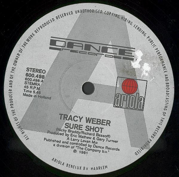 Tracy Weber : Sure Shot (12")