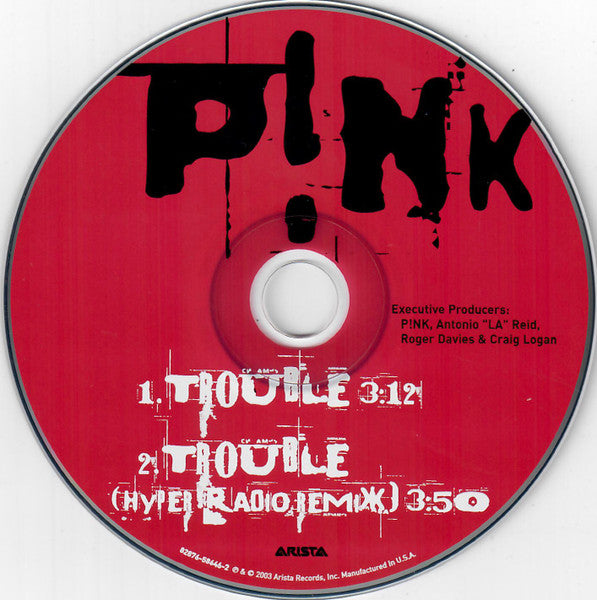 P!NK : Trouble (CD, Single)