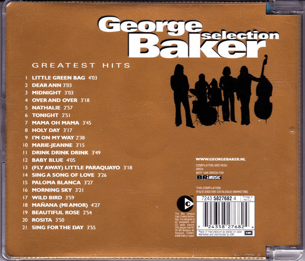 George Baker Selection : Greatest Hits (CD, Comp, Cop)