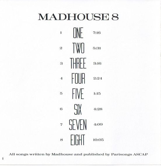 Madhouse : 8 (CD, Album)