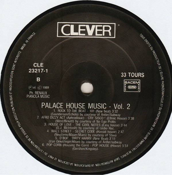 Various : Palace House Music Vol. 2 (LP, Comp, Mixed)