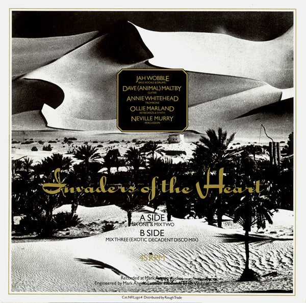 Jah Wobble's Invaders Of The Heart : Invaders Of The Heart (12", M/Print)