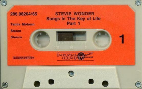 Stevie Wonder : Songs In The Key Of Life (2xCass, Album)