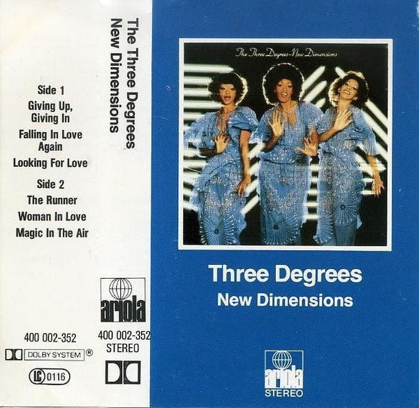 The Three Degrees : New Dimensions (Cass, Album)