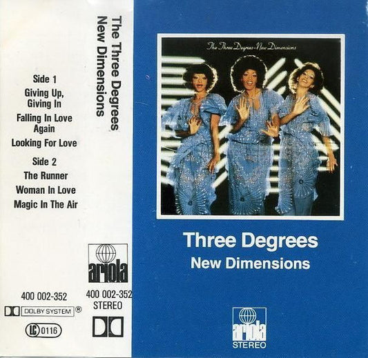 The Three Degrees : New Dimensions (Cass, Album)