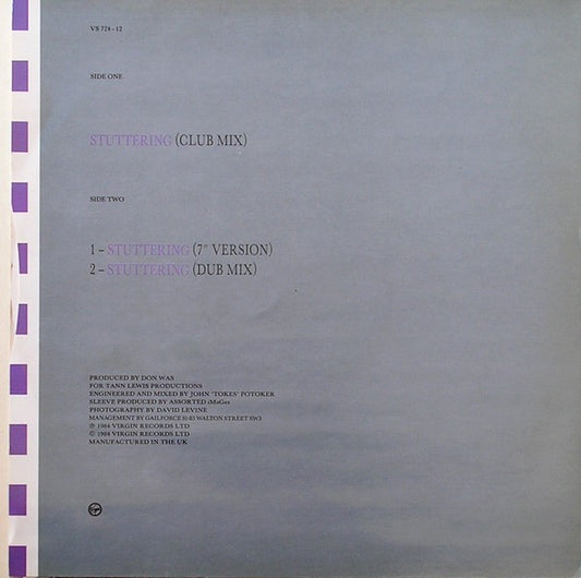 Helen Terry : Stuttering (12")