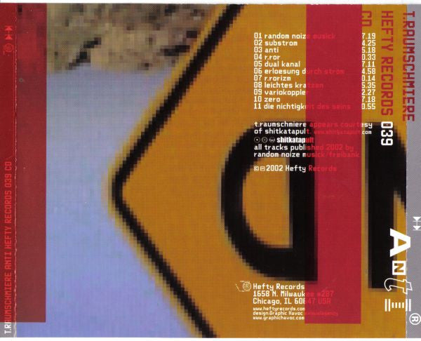 T.Raumschmiere : Anti (CD, Album, Enh)