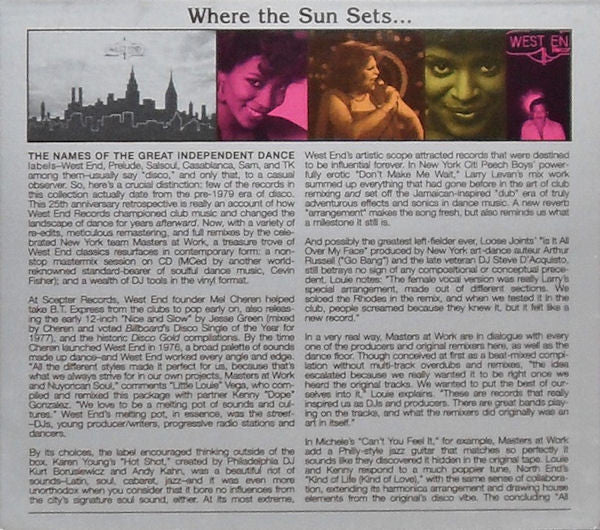 Masters At Work : West End Records - The 25th Anniversary Edition Mastermix (2xCD, Mixed)