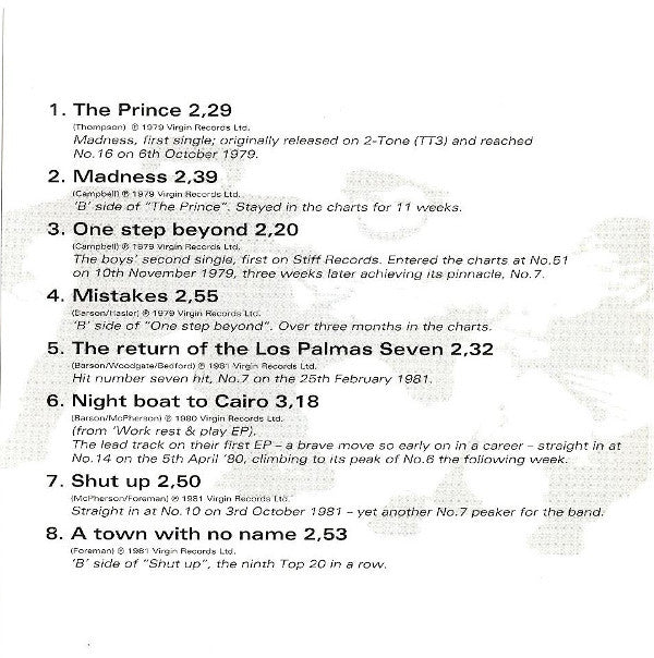 Madness : It's... Madness Too (Another 16 Classic Tracks) (CD, Comp)