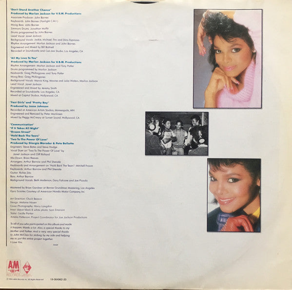 Janet Jackson : Dream Street (LP, Album)