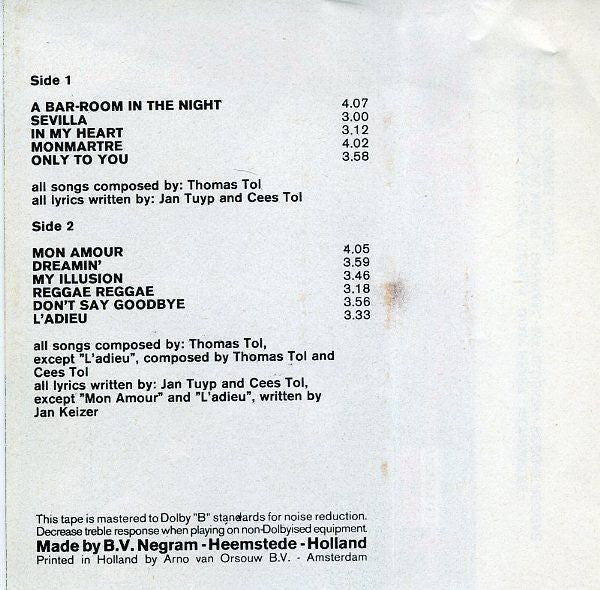 BZN : Making A Name (Cass, Album, Dol)
