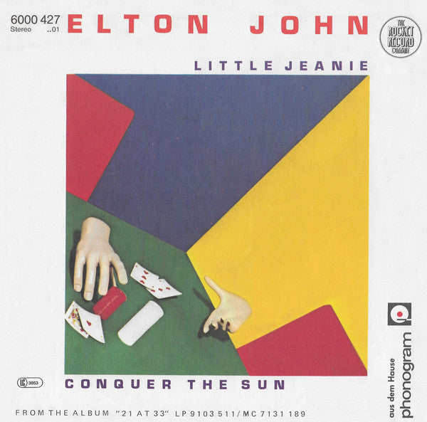 Elton John : Little Jeanie (7", Single)